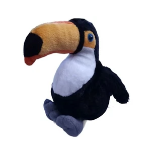 Ganz Webkinz Plush Toco Toucan Stuffed Animal Toy No Code HM223 Black Yellow  - Picture 1 of 9