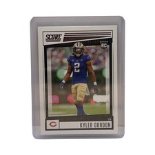 2022 Panini Score Football Chicago Bears Kyler Gordon CB Card No. 349