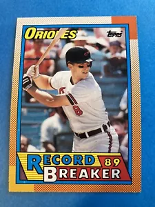 1990 O-Pee-Chee Baseball #8 CAL RIPKEN JR. HOF Baltimore Orioles Record Breaker - Picture 1 of 2