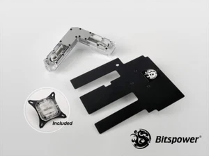 Bitspower AIZ97M7F Nickel Plated Full-Covered-Block (Black) - Picture 1 of 3