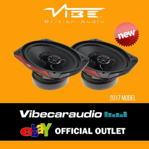 Vibe Slick 69.3 693 V7 6x9" 480w 3 Way Replacement Shelf Coaxial Speakers - Picture 1 of 2