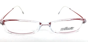 Occhiali da vista donna vintage Silhouette SPX9197671 53-15-130 rosso chiaro - Foto 1 di 12