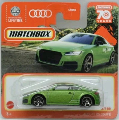 MATCHBOX AUDI TT RS COUPÉ - ©2023 - 2/100 - 70 YEARS OF MATCHBOX - - Photo 1/4