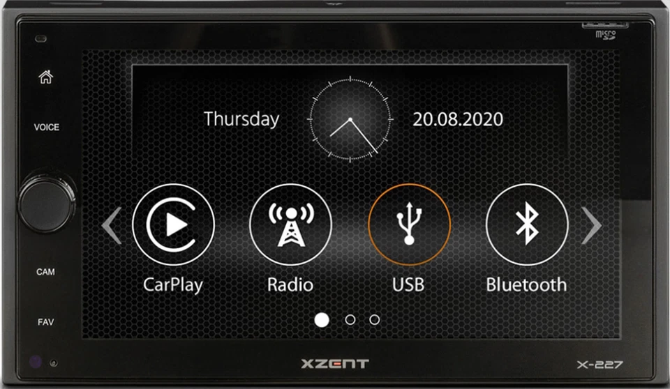 Xzent X-227 Autoradio 2-DIN INFOTAINER APPLE CARPLAY DAB+ USB BLUETOOTH - Bild 1 von 2