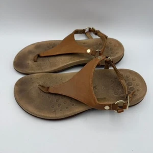 Vionic Kirra Damen-Sandalen Riemen verstellbare Schnalle bequem braun Größe 8 - Bild 1 von 8