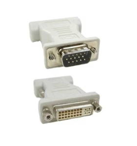 New Genuine Micro Connectors DVI Analog Female - HD15 VGA Male Adapter G08-216 1 - Picture 1 of 2