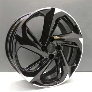 CITROEN DS3 Rendimiento Negro Corte de Diamante 18" Aleación Llanta 7.5J Genuino - Imagen 1 de 14