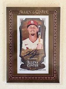 2024 Topps Allen & Ginter Framed Auto Nolan Gorman St. Louis Cardinals Autograph - Picture 1 of 2