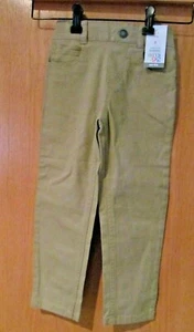 Pantalones Pull On Tejidos Caqui~Espalda Elástica~Talla 4~NUEVOS con Etiquetas - Imagen 1 de 2