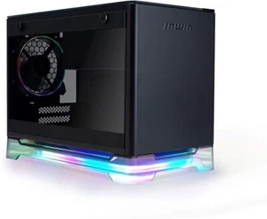 InWin A1 Plus Black Mini ITX Tower PC CASE ARGB LED - 650W Gold PSU Qi Charging - Picture 1 of 12