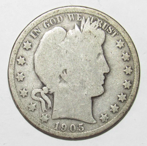 1905 O Barber Half Dollar (I17) Cover