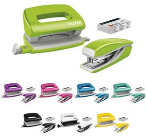 Leitz NeXXt Series WOW Set Mini Grapadora 5528, Mini Agujero 5060 - Imagen 1 de 9