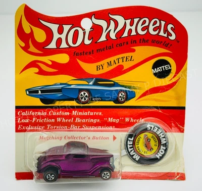 Hot Wheels Redline CLASSIC 36 FORD COUPE Tough Magenta NEW in BLISTERPACK !!! - Image 1 of 4