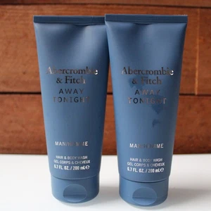 Abercrombie & Fitch Away Tonight Hair & Body Wash Men 6,7oz Menge 2 Neu - Bild 1 von 6