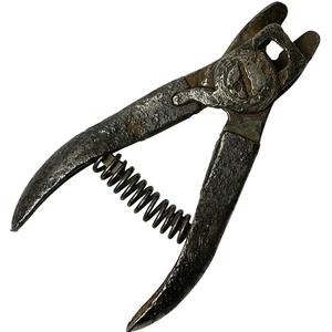 Antike Vintage kleine Hand Zitrusschere gealtert Metall Gartenwerkzeug Sammlerstück - Bild 1 von 10