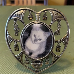 PICTURE FRAME - CATS & HEARTS - BRIGHTON - NEW - Picture 1 of 5