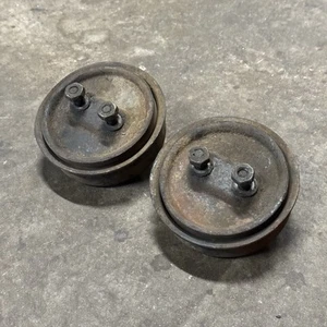 Porsche 356 Double Mount Transmission Carrier SUPPORT CUP Pair Dual - Picture 1 of 4