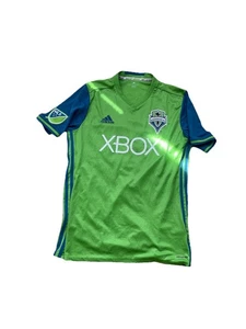 2016-17 Seattle Sounders FC Adidas Jordan Morris #13 Green M MLS Soccer Jersey - Picture 1 of 4