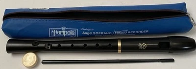 Peripole Angel Soprano Halo Recorder Model PB 6000 Baroque Fingering W/ Bag Case - Image 1 of 4