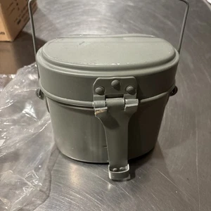 Soldatino esercito russo sovietico originale kit disordine e griglia mensa vintage Kotelok - Foto 1 di 8