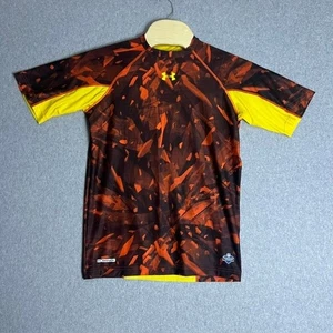 Under Armour Men's Orange NFL Combine HeatGear Fitted Training Shirt Size Medium - Picture 1 of 8