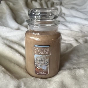 Cafe Al Fresco Yankee Candle 22oz New RARE Amazing Scent - Picture 1 of 4