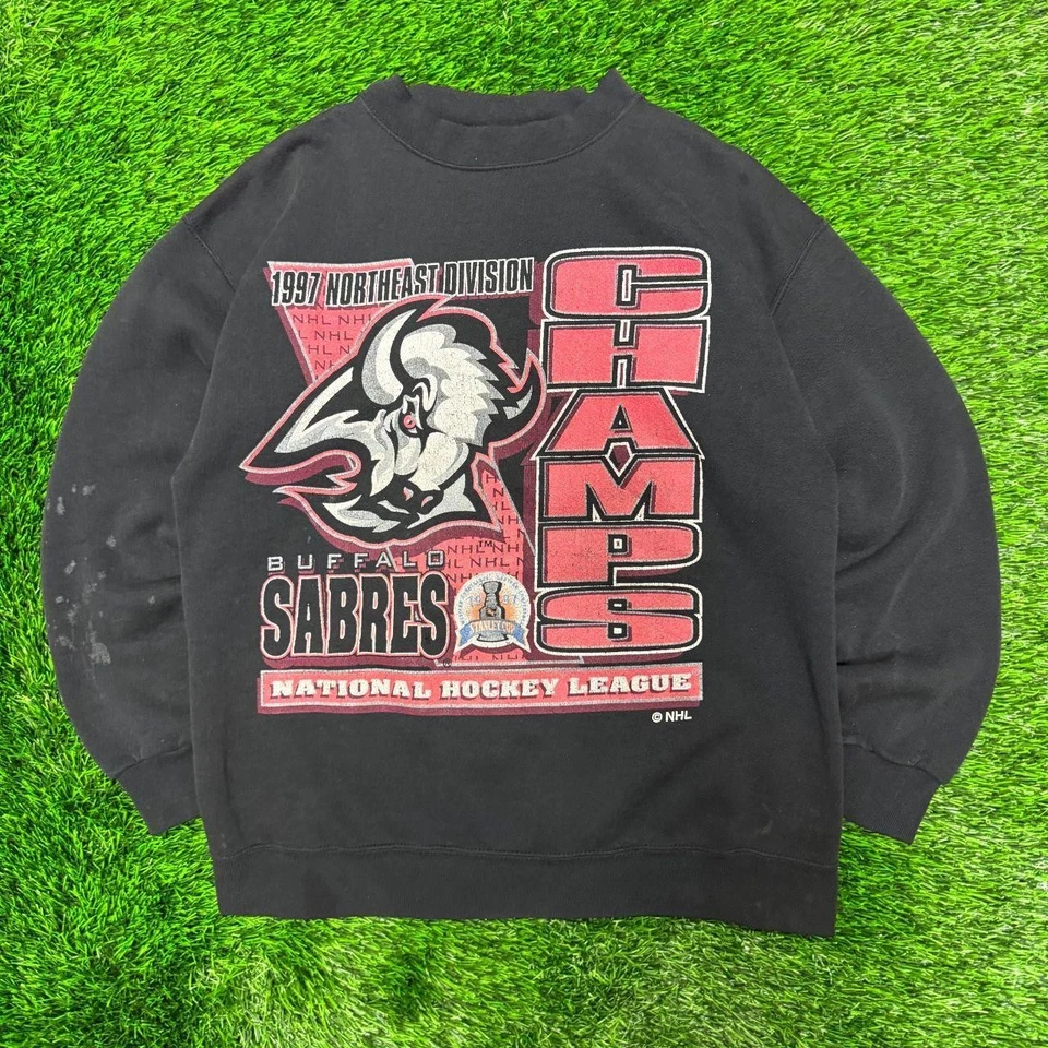 Buffalo Sabres Stanley Cup Vintage NHL Crewneck Sweatshirt VK02358 - Image 1 of 1
