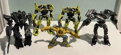 Figuras de acción mixtas Transformers 2008-2009 (lote de 5) Foto 1 de 4