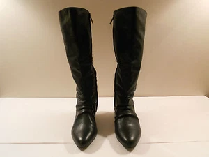 INC INTERNATIONAL CONCEPTS BLACK TERRANCE BOOTS KNEE SHOES SIZE 5 - Picture 1 of 4