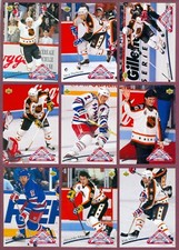 1992-1993 Upper Deck Locker All-Stars NHL HOCKEY CARD 1-60 SEE LIST