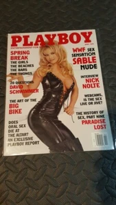 Playboy April 1999 Sable WWF WWE Natalia Sokolova - Imagen 1 de 1