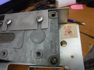 williams arcade game score motor and cames tested from the 60' - Picture 1 of 5