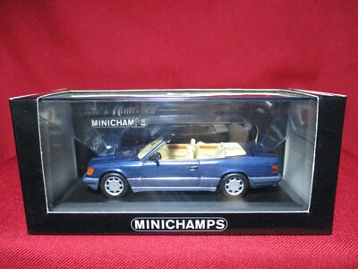 1/43 Scale 1994 Mercedes Benz E-Class Cabriolet Blue Minichamps Spark TSM - Image 1 of 4