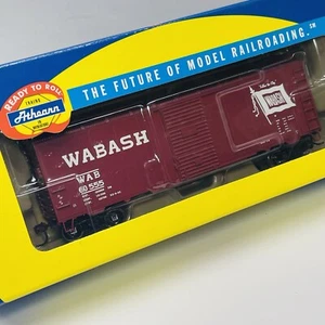 Coche caja puerta acero Youngstown Athearn HO #70012 WABASH 40' #60555 - NUEVO - Imagen 1 de 12