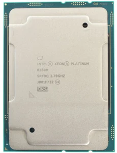 INTEL XEON PLATINUM 8280M CPU PROCESSOR 28 CORE 2.70GHz 38.5MB CACHE 205W SRF9Q - Picture 1 of 1
