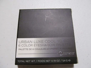URBAN LUXE COOL TO GO 6 colores paleta de sombras de ojos sujetador maquillaje cosméticos nuevo - Imagen 1 de 2