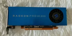 Dell AMD Radeon Pro WX 3200 4GB GDDR5 PCI-E 4 mDP Low Profile Video Card R99GK - Picture 1 of 4