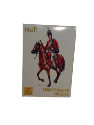 Шляпа 1806 прусские гусары, масштаб 1:72, 12 фигурок и лошадей, #8195 - Изображение 1 из 4