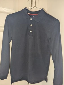 Lotto NOVE camicie divise blu navy con colletto, sia maniche lunghe che corte taglia 10-12 - Foto 1 di 2
