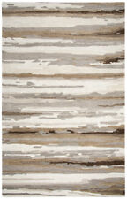 2x8 Rizzy Rugs Beige Striped Rows Wool Abstract Runner VOG101 - Aprx 2' 6" x 8'