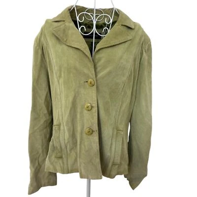 Gamuza verde oliva vintage y2k Jones marca New York Foto 1 de 4