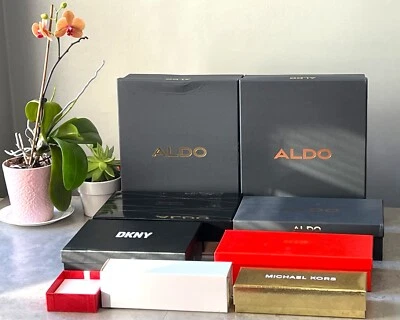 8 Replacement Gift Storage Empty Boxes:Michael Kors, ALDO, DKNY.. + FREE BONUSES - Image 1 of 4