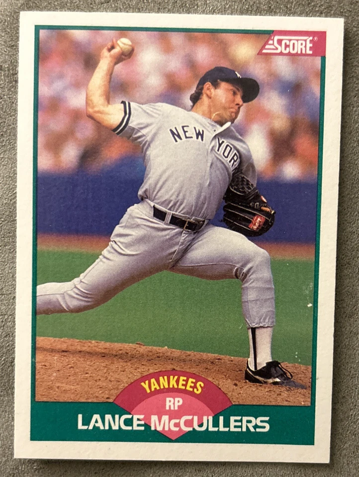 1989 Score Traded Lance McCullers Baseball Card #63T Yankees Pitcher VG - Image 1 of 3