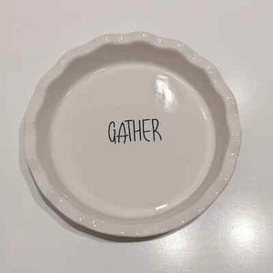 Blue Harbor Gather Pie Plate White, Round 10" Ceramic (Original Box) - Picture 1 of 9