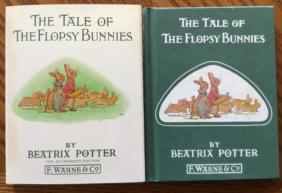 VG 1960s Vintage Edition Hardcover in DJ Tale Flopsy Bunnies Beatrix Potter - Image 1 of 1