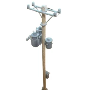 Diorama 1/64 Electricity Pole Model Railway Layout City Building Scene Accessory - Picture 1 of 13