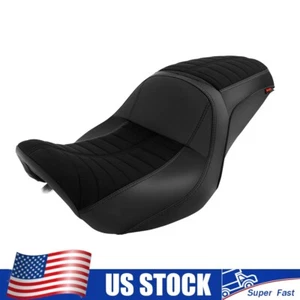 One-Piece Front Rear Seat For Harley Road King FLHR FLHRI FLHRCI FLHRC 1997-2007 - Foto 1 di 9