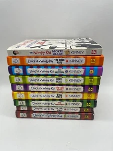 8 Hardcover Diary of a Wimpy Kid 1,3,4,5,7,8,9,13 Good Condition LOT OF 9 - Picture 1 of 8