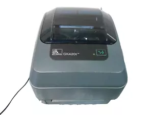 Zebra GK420t USB Serial Direct Thermal Transfer Printer White - Picture 1 of 5