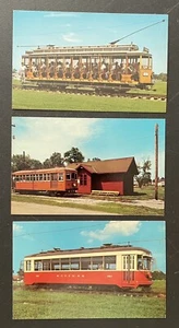 Midwest Old Settlers & Threshers Mt. Pleasant Iowa IA Postcard Lot trolleys - Picture 1 of 2
